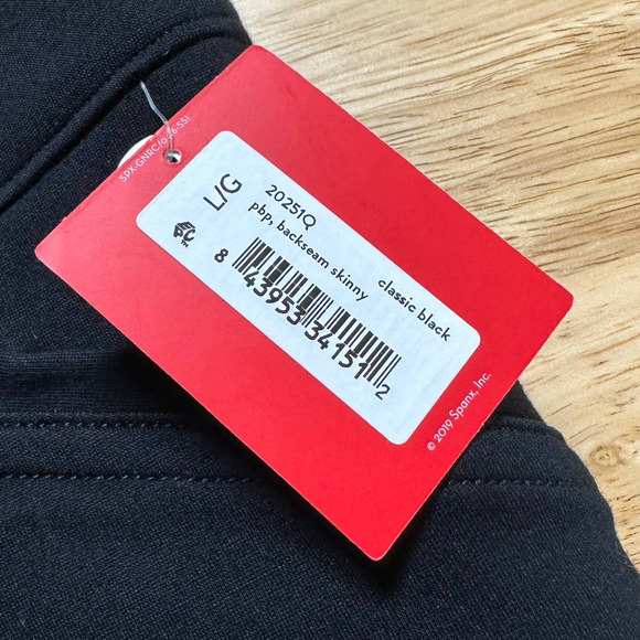 Spanx The Perfect Back Seam Skinny Pants Women's 20251Q Size Petite Large - Picture 8 of 11